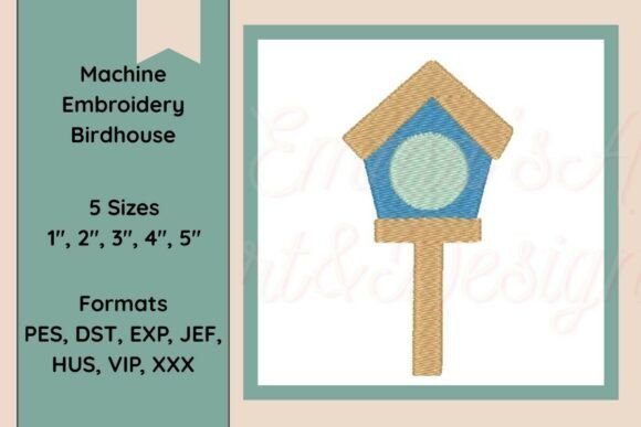 Birdhouse Machine Embroidery Design Review