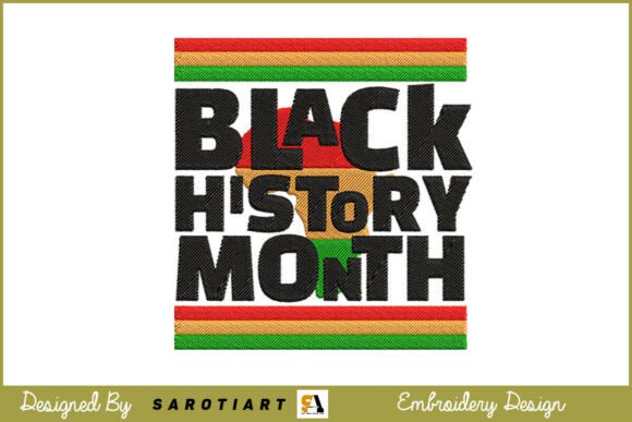 Black History Month Embroidery Design Review