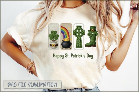 Happy St.patrick s Day Embroidery PNG Review