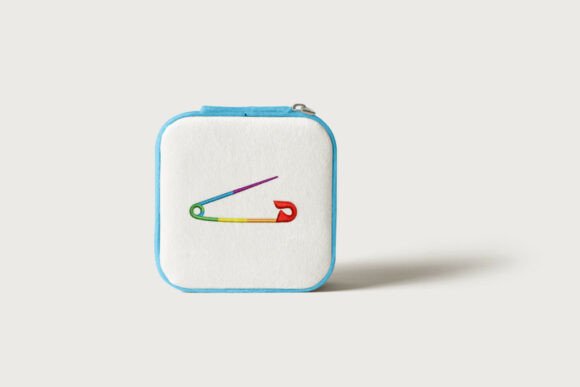 Rainbow Safety Pin Embroidery: A Designer's Review