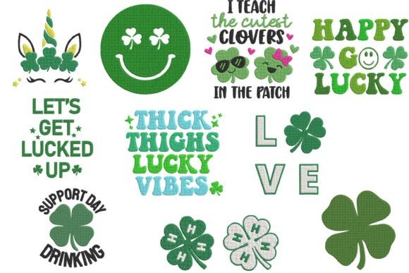 St Patrick’s Day Clover Embroidery Bundle Review