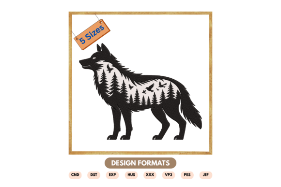Wildlife Wolf Embroidery Design Review